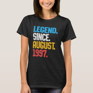 Camiseta Leyenda desde agosto de 1997 26 años de edad 26º n