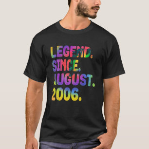 Camiseta Leyenda desde agosto de 2006 17 años de edad Tye 1