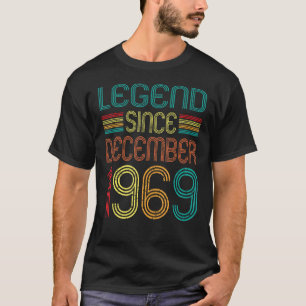 Camiseta Leyenda desde diciembre de 1969 53 años Retro 53