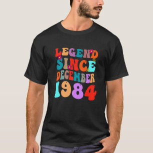Camiseta Leyenda desde diciembre de 1984 Viejo Cumpleaños R