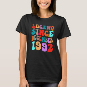 Camiseta Leyenda desde diciembre de 1992 Viejo Cumpleaños R