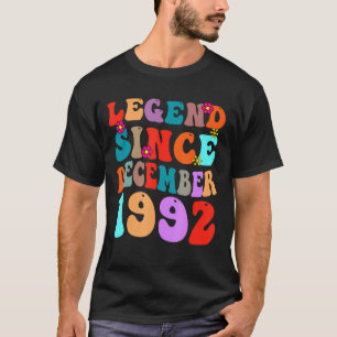 Camiseta Leyenda desde diciembre de 1992 Viejo Cumpleaños R