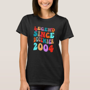 Camiseta Leyenda desde diciembre de 2004 Viejo Cumpleaños R
