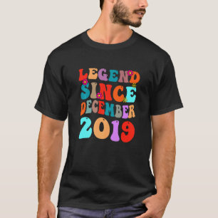 Camiseta Leyenda desde diciembre de 2019 Viejo Cumpleaños R