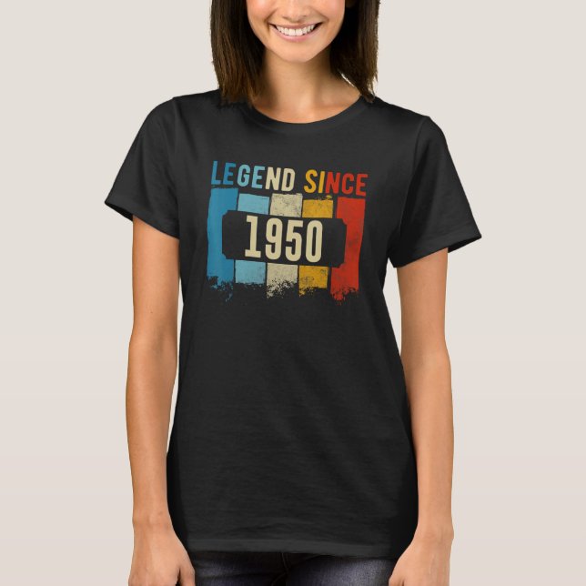 Camiseta Leyenda desde el cumpleaños 1950 (Anverso)