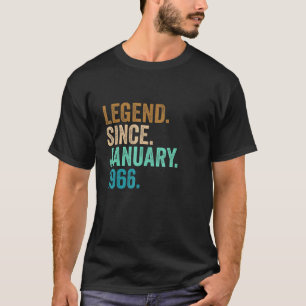 Camiseta Leyenda desde enero de 1966 57 años de edad 57º na