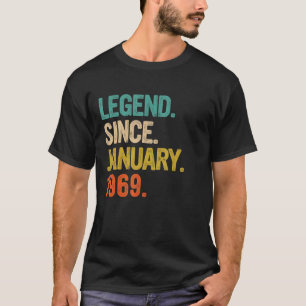 Camiseta Leyenda desde enero de 1969 54 años