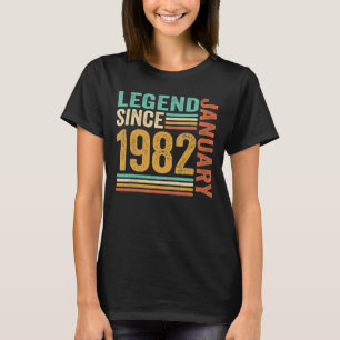 Camiseta Leyenda desde enero de 1982 41 años