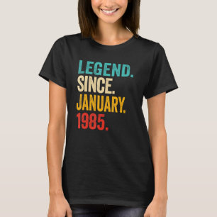 Camiseta Leyenda desde enero de 1985 38 años de edad 38º na