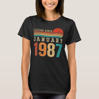 Camiseta Leyenda desde enero de 1987 36 años