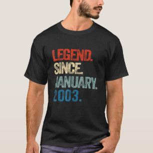 Camiseta Leyenda desde enero de 2003 20 años