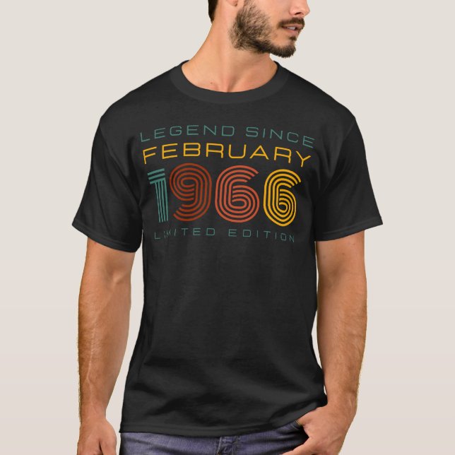 Camiseta Leyenda desde febrero de 1966, edición limitada ma (Anverso)