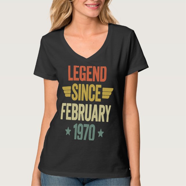 Camiseta Leyenda desde febrero de 1970 (Anverso)