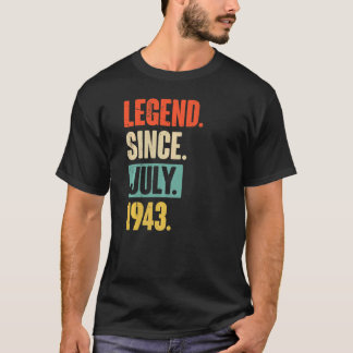 Camiseta Leyenda desde julio de 1943 79 años