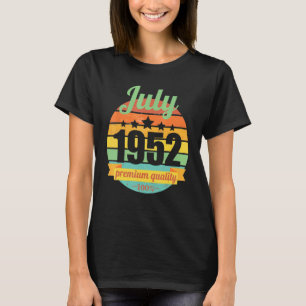 Camiseta Leyenda desde julio de 1952 70 años 70 años 70 cum