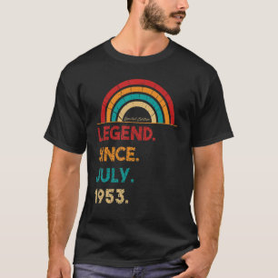 Camiseta Leyenda desde julio de 1953 69º cumpleaños Retro N