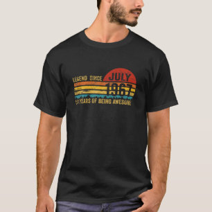 Camiseta Leyenda Desde Julio De 1967 54º Cumpleaños 54 Años