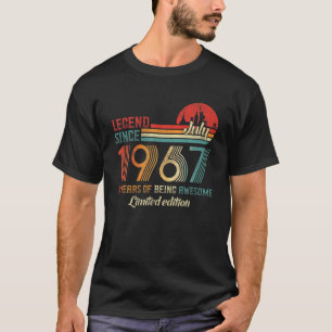 Camiseta Leyenda Desde Julio De 1967 54 Años Nacida En Juli