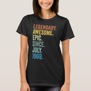 Camiseta Leyenda desde julio de 1969 54 años