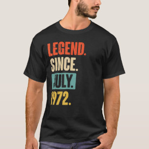 Camiseta Leyenda desde julio de 1972 50 años