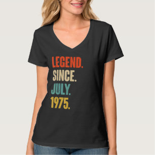 Camiseta Leyenda desde julio de 1975 Regalo de 47 años 47º
