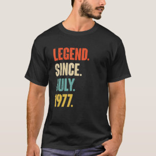 Camiseta Leyenda desde julio de 1977 Regalo de 45 años 45º 