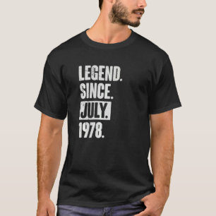 Camiseta Leyenda desde julio de 1978 44 años