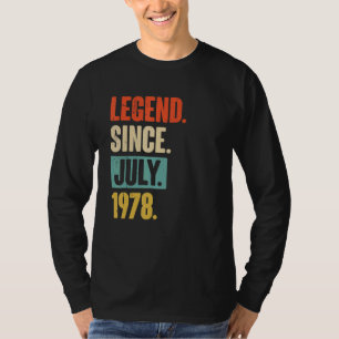 Camiseta Leyenda desde julio de 1978 44 años