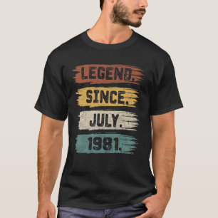Camiseta Leyenda desde julio de 1981 41 años