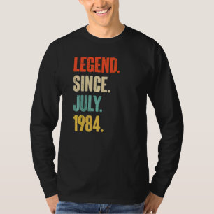 Camiseta Leyenda desde julio de 1984 Regalo de 38 años 38º