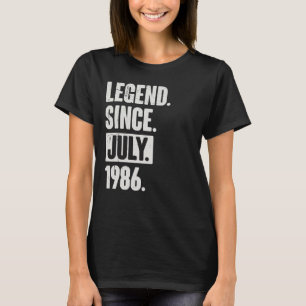 Camiseta Leyenda desde julio de 1986 36 años