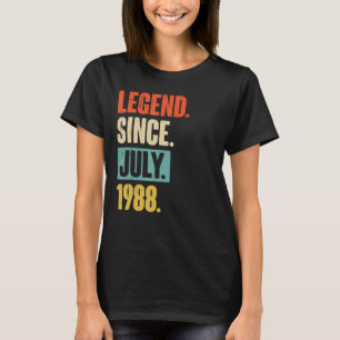 Camiseta Leyenda desde julio de 1988 34 años
