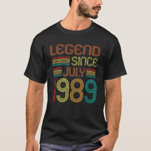 Camiseta Leyenda desde julio de 1989 33 años
