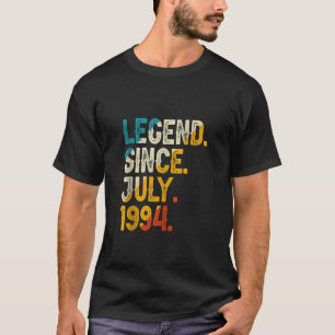 Camiseta Leyenda desde julio de 1994 30th Birthday Vintage 