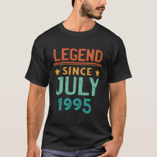 Camiseta Leyenda Desde Julio De 1995 Retro 28 Años