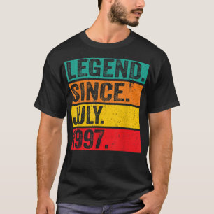 Camiseta Leyenda desde julio de 1997 25º cumpleaños 25 años