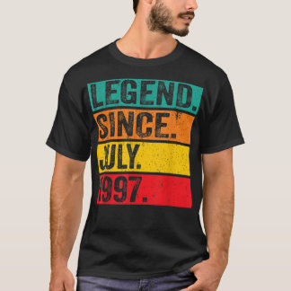 Camiseta Leyenda desde julio de 1997 25º cumpleaños 25 años