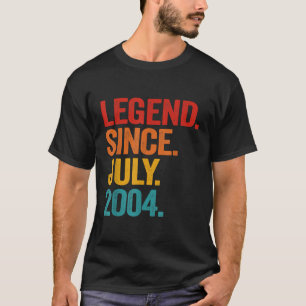 Camiseta Leyenda desde julio de 2004 18º regalo de cumpleañ