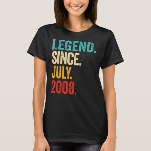 Camiseta Leyenda desde julio de 2008 15 años