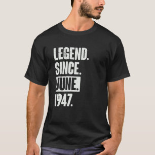 Camiseta Leyenda desde junio de 1947 75 años