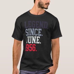 Camiseta Leyenda Desde Junio De 1956 Para Hombres Mujeres J