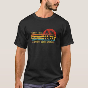 Camiseta Leyenda Desde Junio De 1967 54º Cumpleaños 54 Años