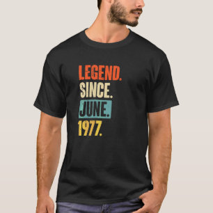Camiseta Leyenda desde junio de 1977 45 años