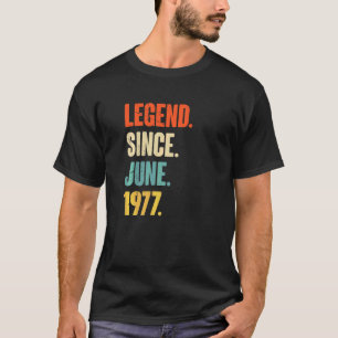 Camiseta Leyenda desde junio de 1977 45 años
