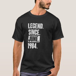 Camiseta Leyenda desde junio de 1984 38 años
