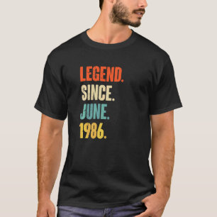 Camiseta Leyenda desde junio de 1986 36 años