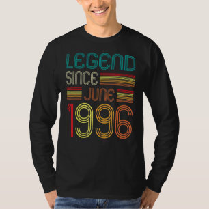 Camiseta Leyenda desde junio de 1996 26º cumpleaños 26 años