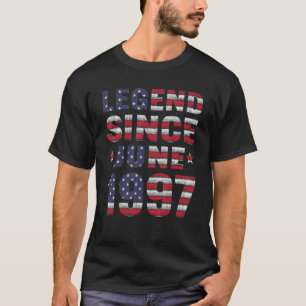 Camiseta Leyenda desde junio de 1997 25º cumpleaños 25 años