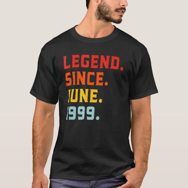 Camiseta Leyenda desde junio de 1999 23ª cosecha de cumplea (Anverso)