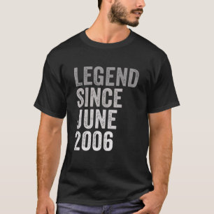 Camiseta Leyenda Desde Junio De 2006 Impresionante De 15 Añ